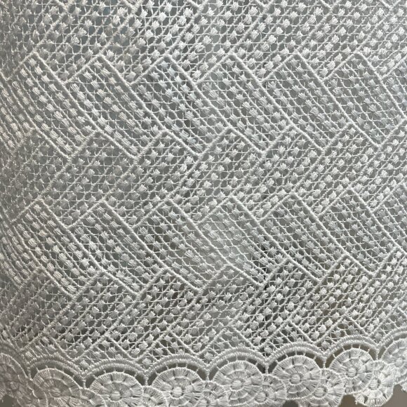 TRINA TURK 3/4 Sleeve Elegant White Dress Size 8 - Picture 4 of 11